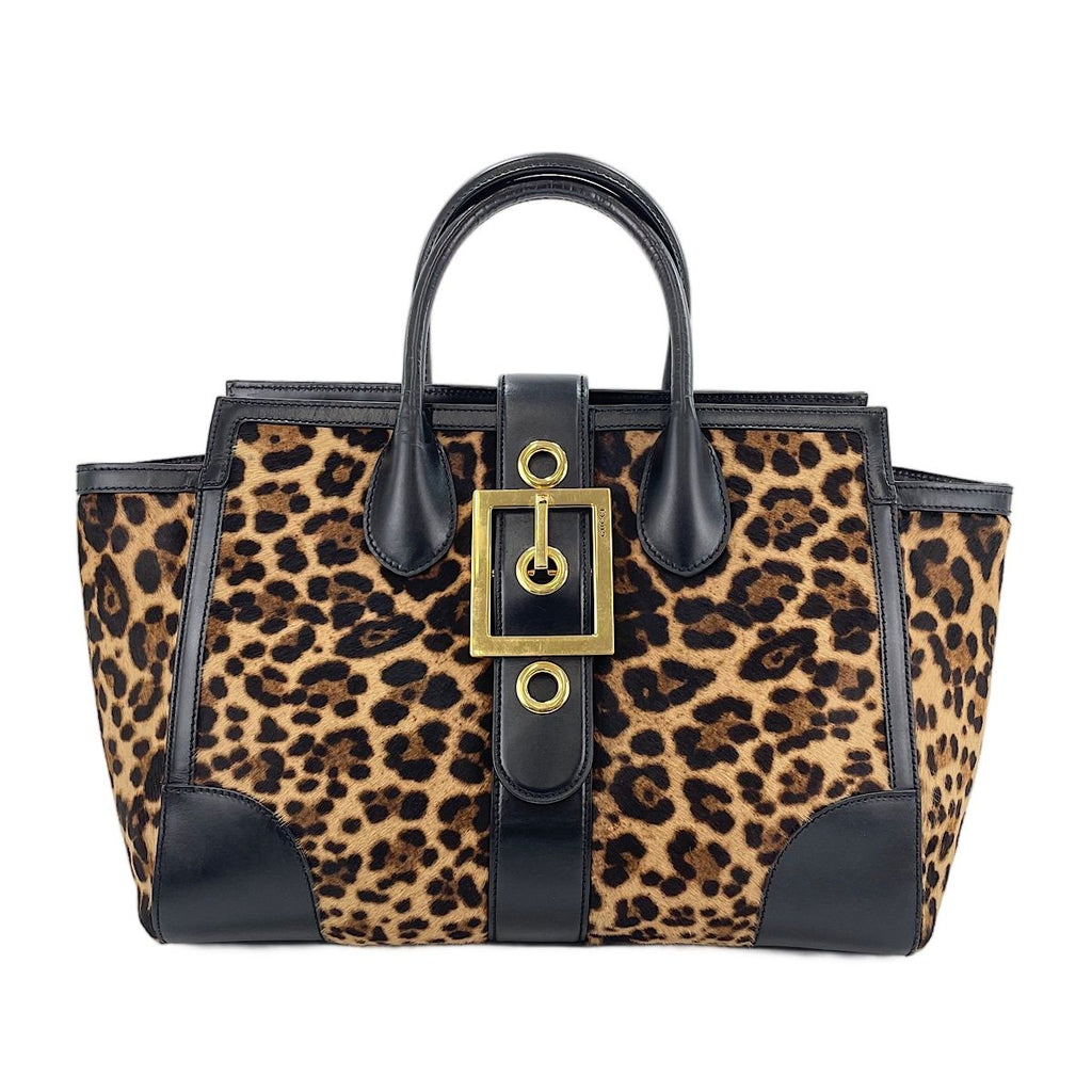 Gucci Tote Leopard Print