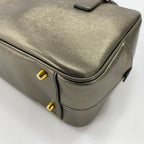 Prada Handbag Saffiano Gold — view 9