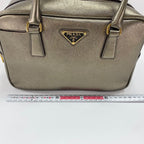 Prada Handbag Saffiano Gold — view 4