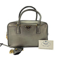 Prada Handbag Saffiano Gold