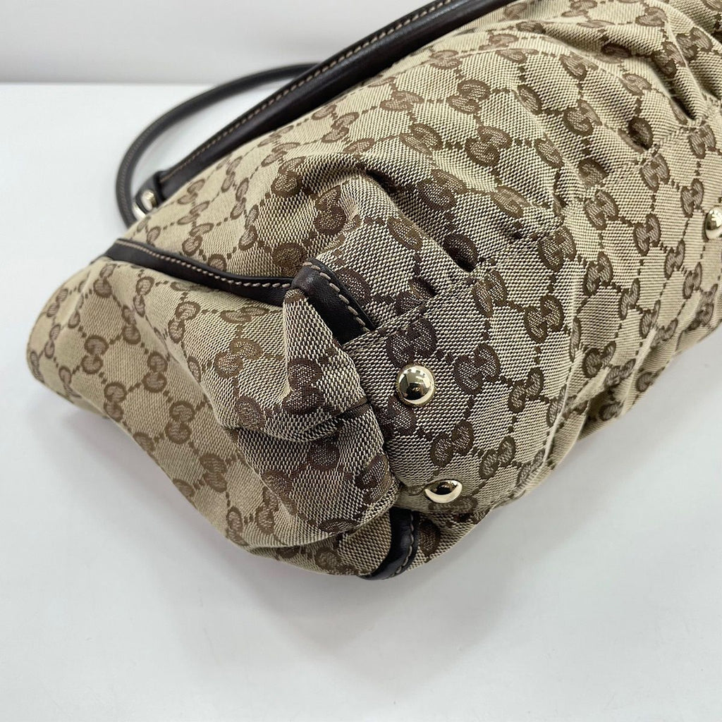 Gucci Tote Horsebit Beige — view 8
