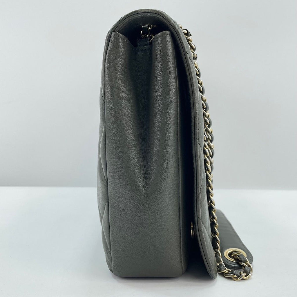 Chanel Shoulder Bag Khaki — view 6