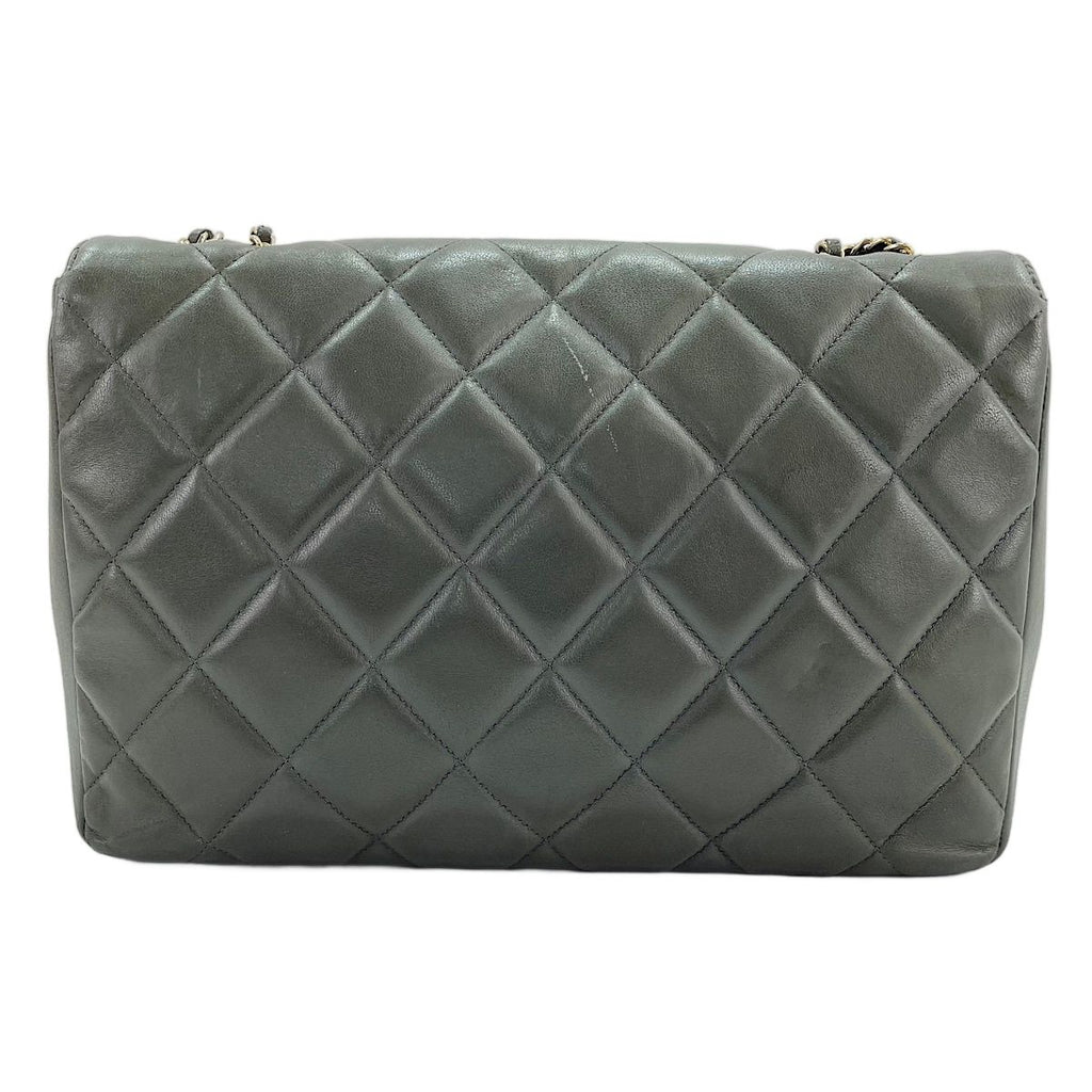 Chanel Shoulder Bag Khaki — view 3