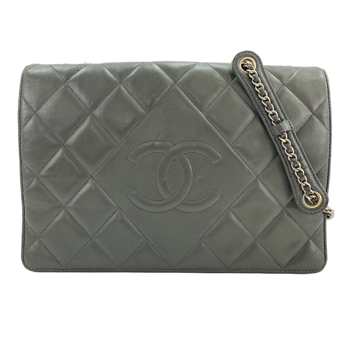 Chanel Shoulder Bag Khaki