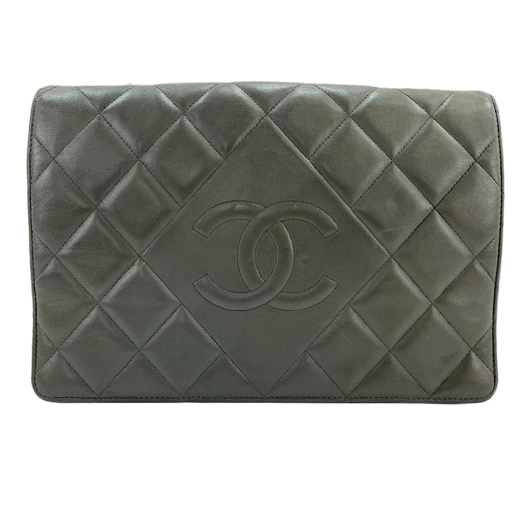Chanel Shoulder Bag Khaki — view 2