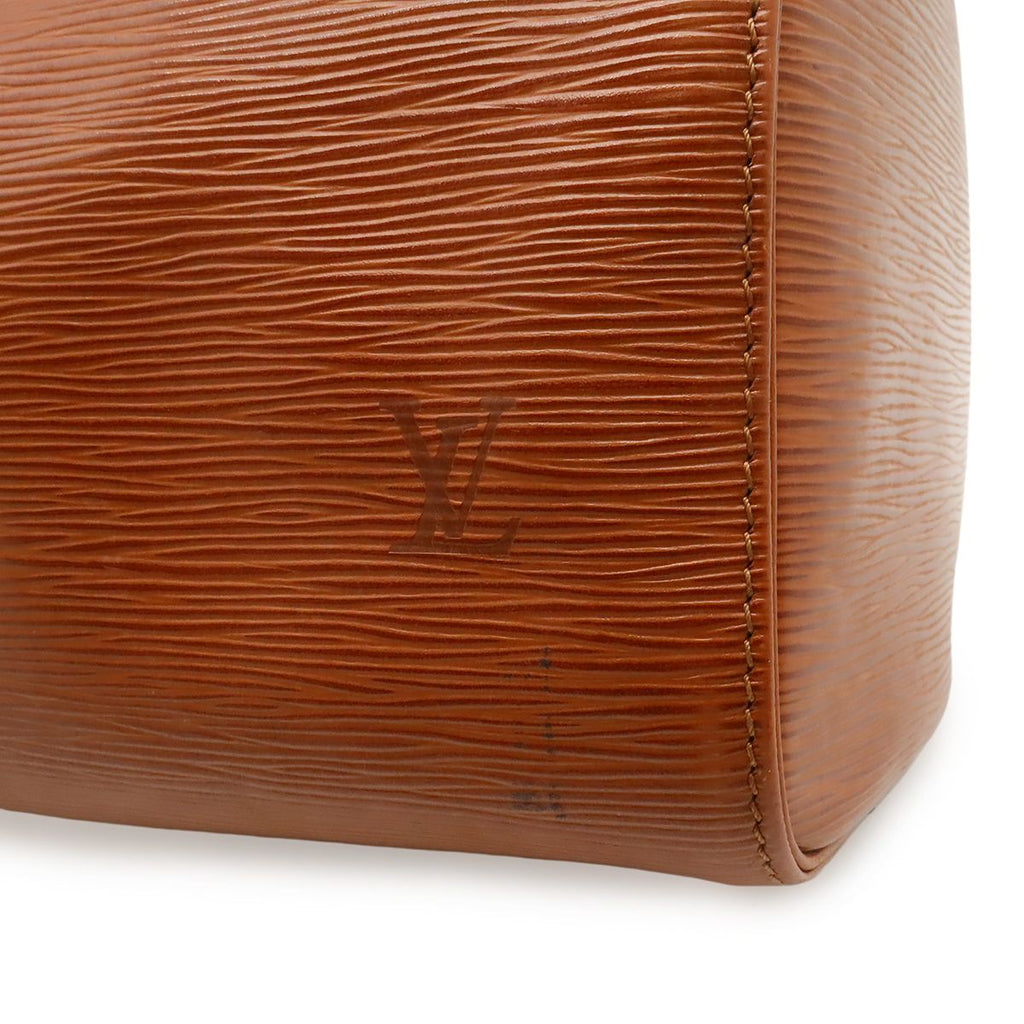 Louis Vuitton Epi Speedy 25 Mini Boston Bag Kenya Brown — view 9