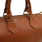 Louis Vuitton Epi Speedy 25 Mini Boston Bag Kenya Brown — view 8