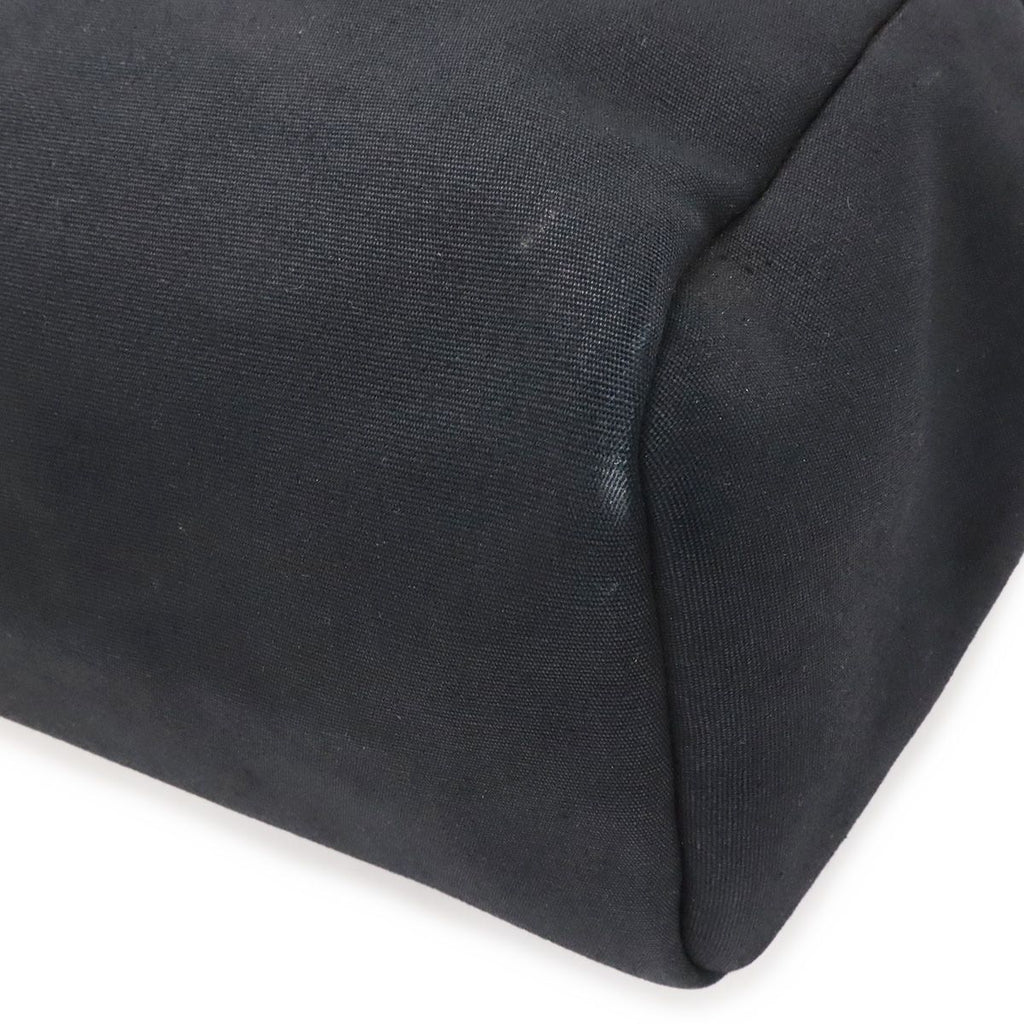 Hermes Herbag MM 2-Way Shoulder Bag Toile Officier Canvas Black Stopper Out of — view 3