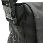 Chanel Sports Line CC Logo Messenger Bag Crossbody Rubber Coating Black — view 6