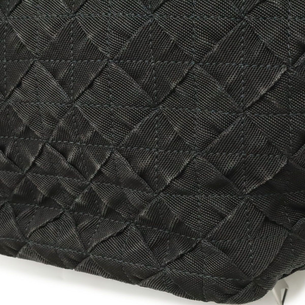 Bottega Veneta Intrecciato Webbing Shoulder Bag Canvas Black — view 9