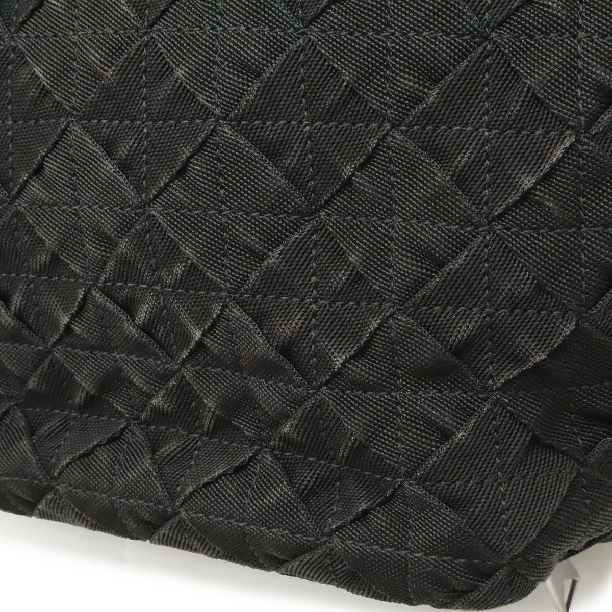 Bottega Veneta Intrecciato Webbing Shoulder Bag Canvas Black — view 9