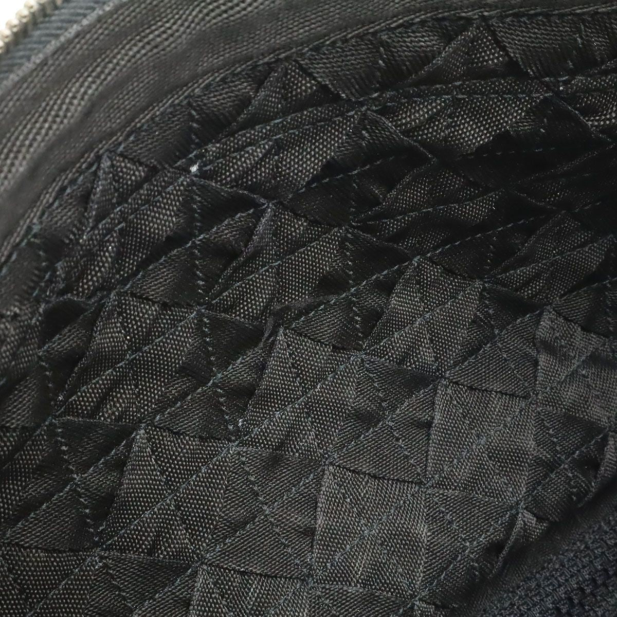 Bottega Veneta Intrecciato Webbing Shoulder Bag Canvas Black — view 8
