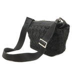 Bottega Veneta Intrecciato Webbing Shoulder Bag Canvas Black — view 2