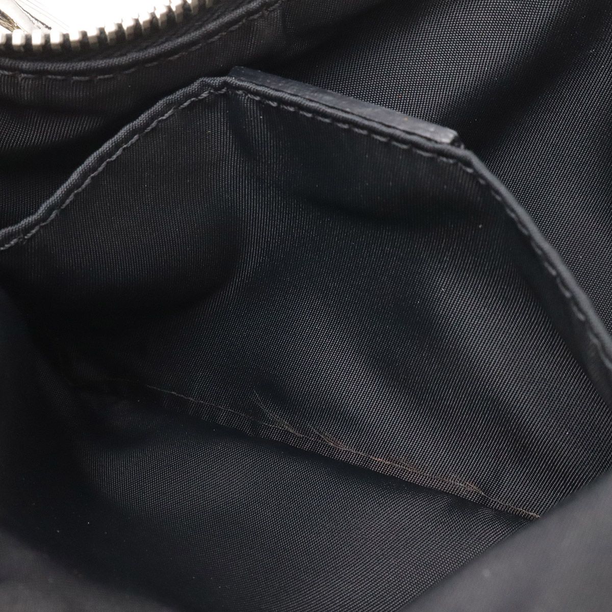 Dior Trotter Shoulder Bag Canvas Leather Navy Silver — view 7