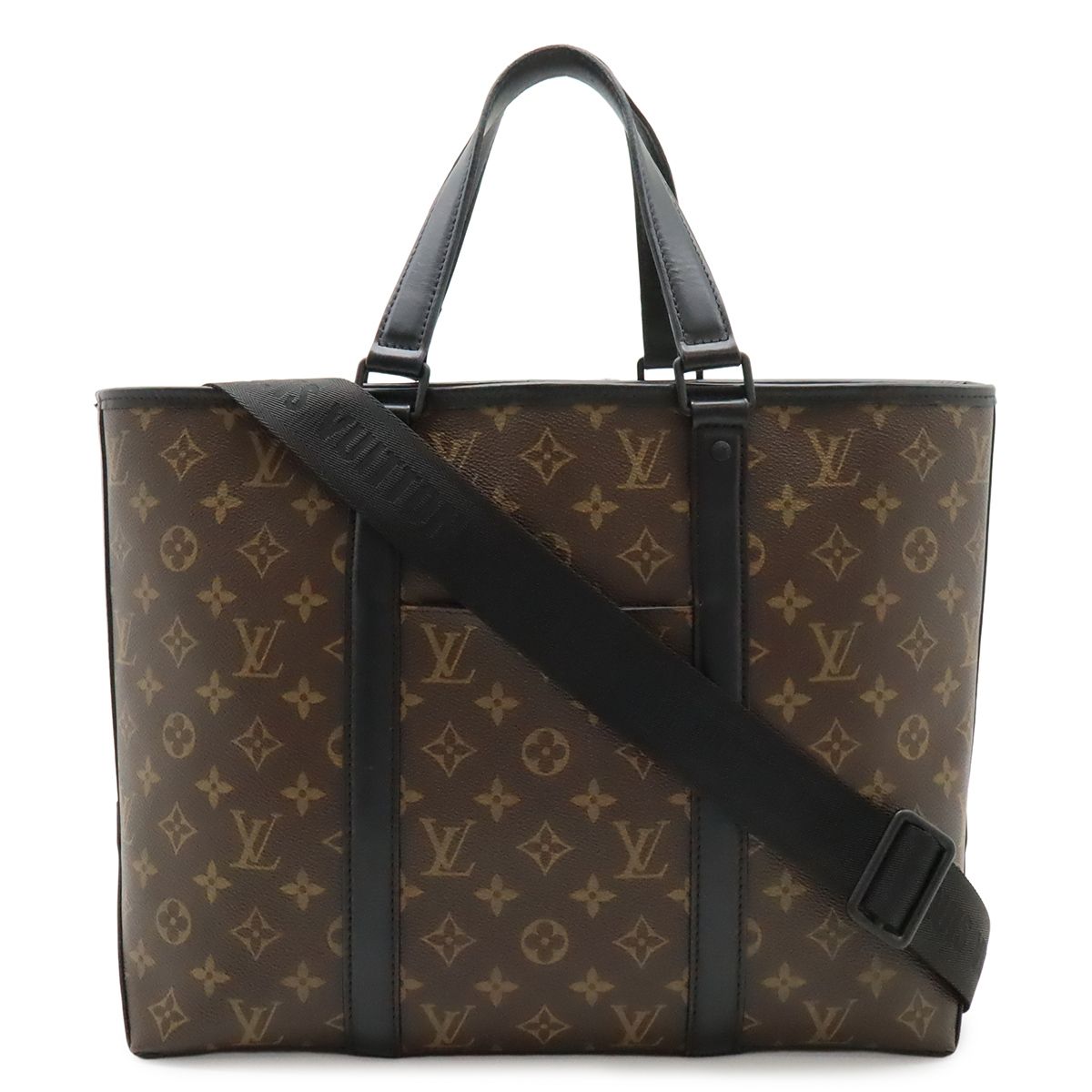 Louis Vuitton Monogram Macassar Weekend Tote PM 2-Way Shoulder