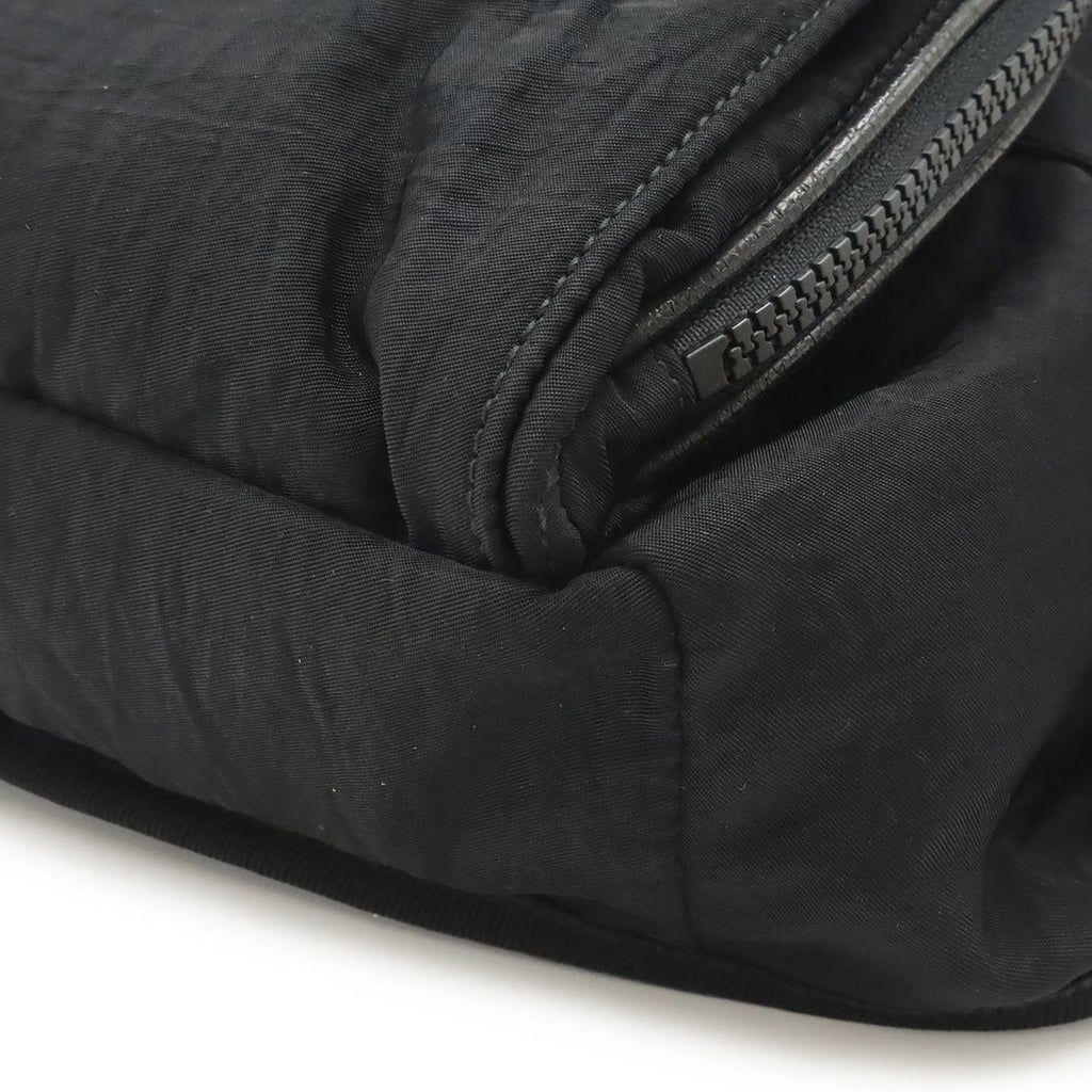 Gucci Terry Cloth Patch Belt Bag 2-Way Backpack Patchwork Nylon Black — view 3