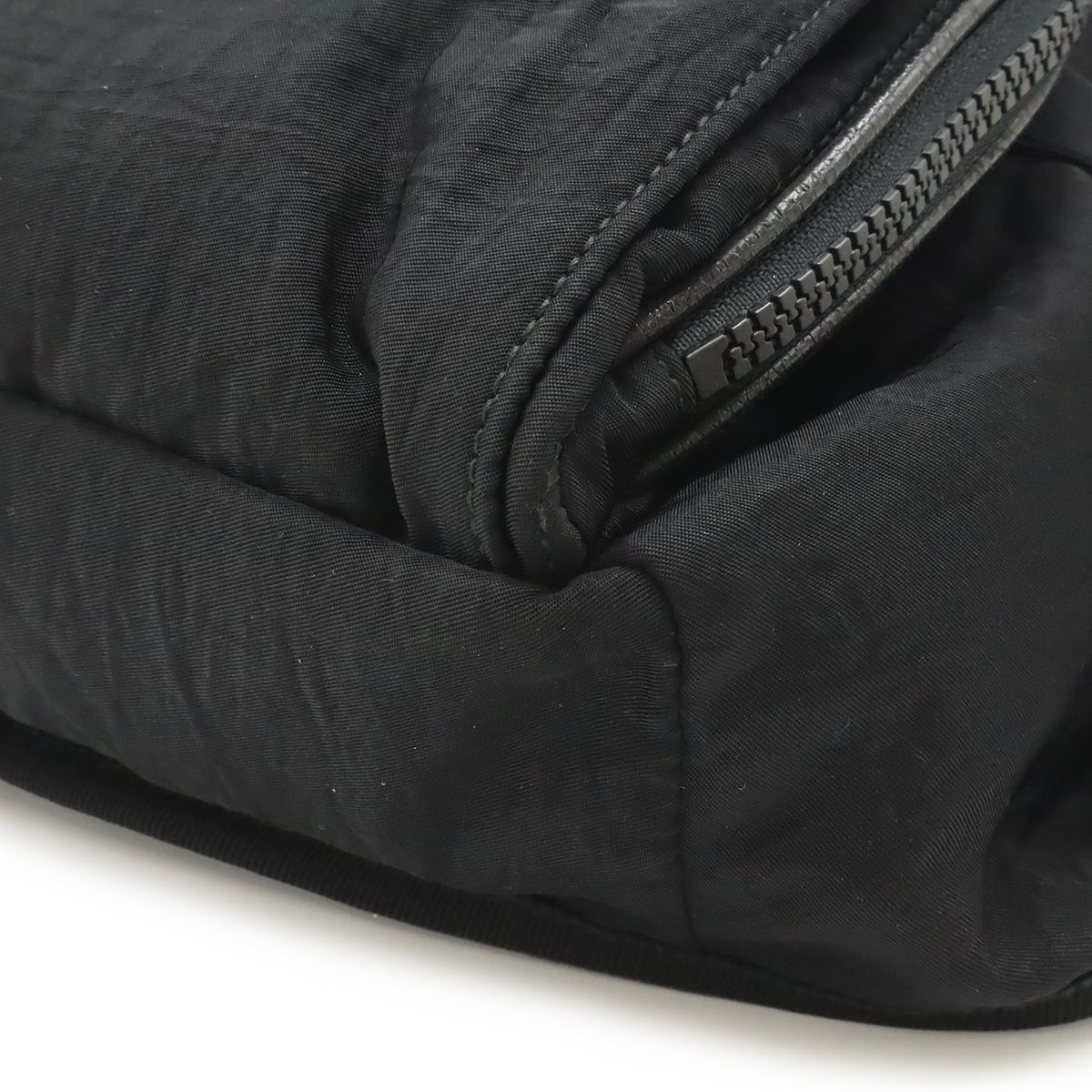 Gucci Terry Cloth Patch Belt Bag 2-Way Backpack Patchwork Nylon Black — view 3
