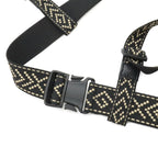 Gucci Terry Cloth Patch Belt Bag 2-Way Backpack Patchwork Nylon Black — view 5