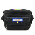 Gucci Terry Cloth Patch Belt Bag 2-Way Backpack Patchwork Nylon Black