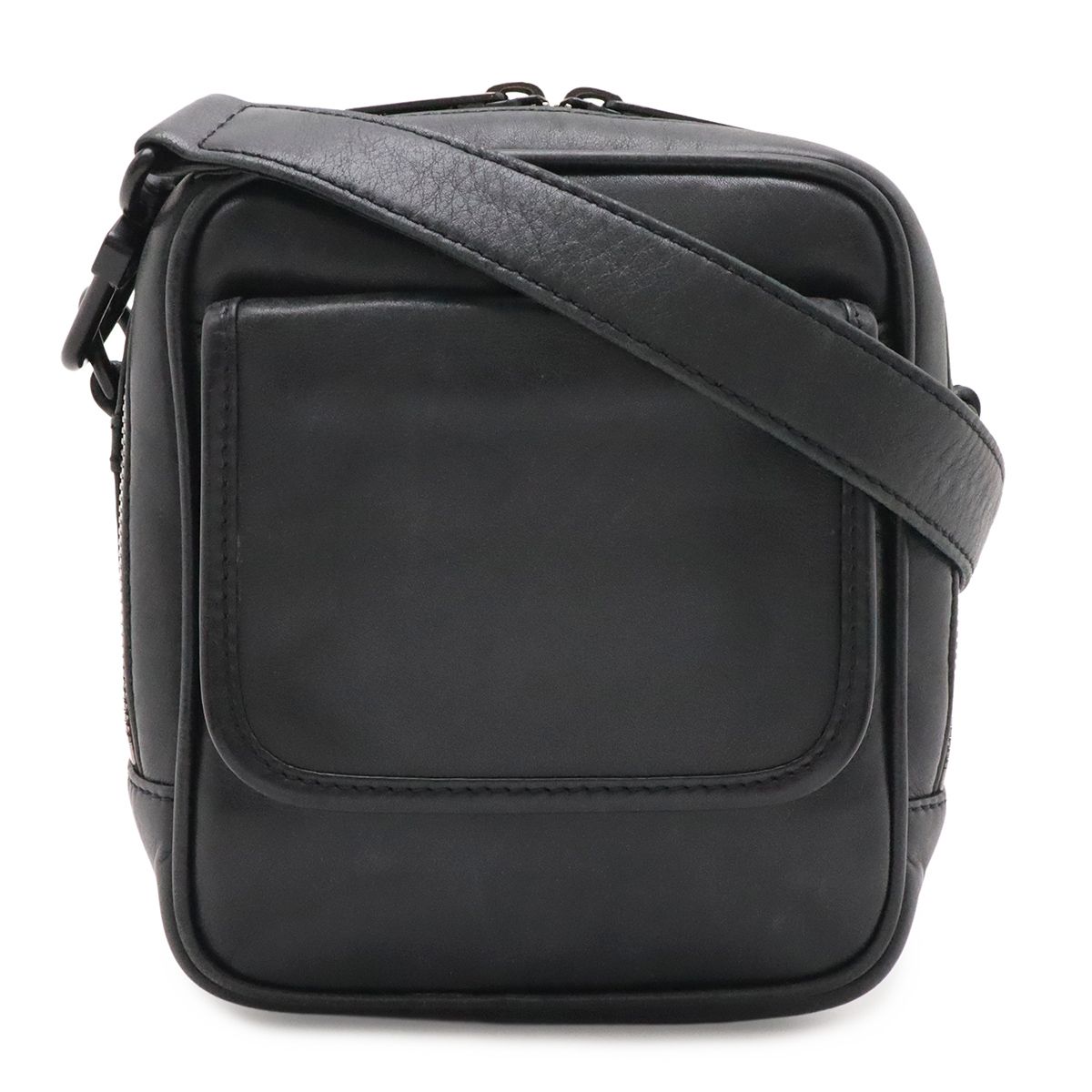 Louis Vuitton Monogram Difir Peonia Shoulder Bag Pochette Leather Black Noir