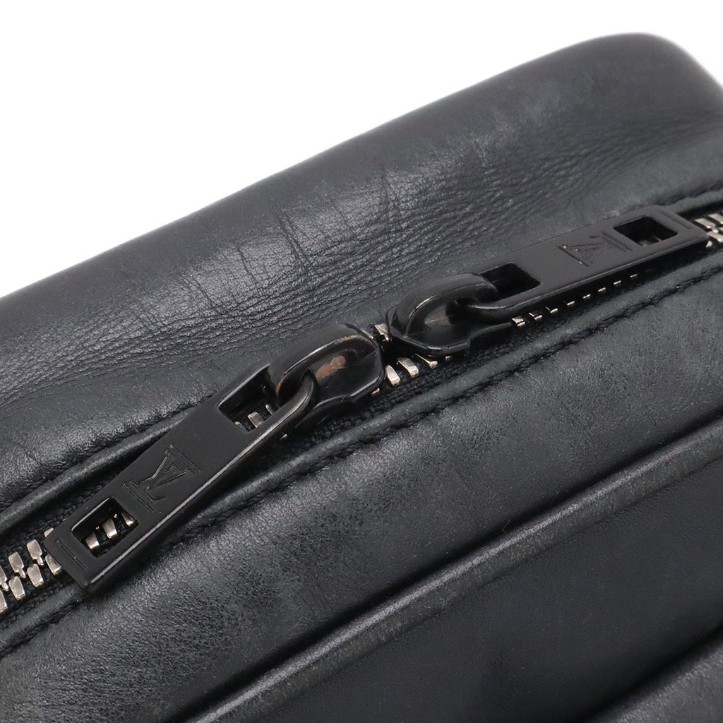 Louis Vuitton Monogram Difir Peonia Shoulder Bag Pochette Leather Black Noir — view 5
