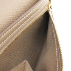 Hermes Bearn Compact Bifold Wallet Veau Epsom Etoupe Gray Ju Kei Gold — view 8