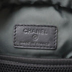 Chanel Sports Line CC Logo Shoulder Bag 2-Way Waist Pouch Nylon Ivory Black — view 9