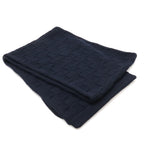 Louis Vuitton Scarf Damier Snug Embroidery Wool Navy — view 2