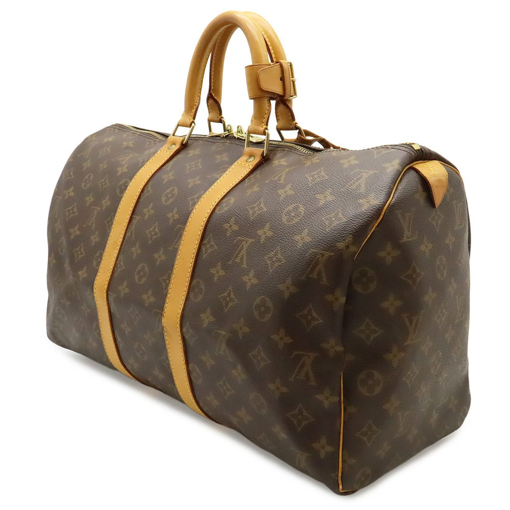 Louis Vuitton Monogram Keepall 45 Boston Bag Purse — view 2