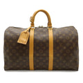 Louis Vuitton Monogram Keepall 45 Boston Bag Purse