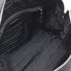 Prada Impuntu Chain Shoulder Bag Nylon Nero Black Silver Domestic Purchase — view 7