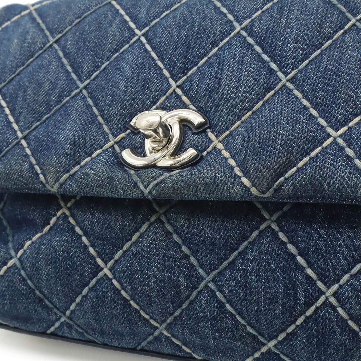 Chanel Wild Stitch Top Handle Flap Bag Coco XS Handbag 2-Way Chain Shoulder — view 7