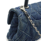 Chanel Wild Stitch Top Handle Flap Bag Coco XS Handbag 2-Way Chain Shoulder — view 4