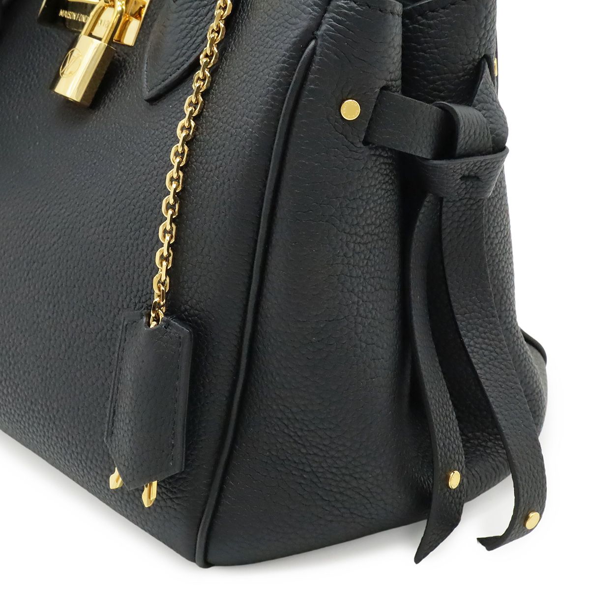 Louis Vuitton Mirror PM 2-Way Shoulder Bag Crossbody Leather Noir Black Gold — view 7