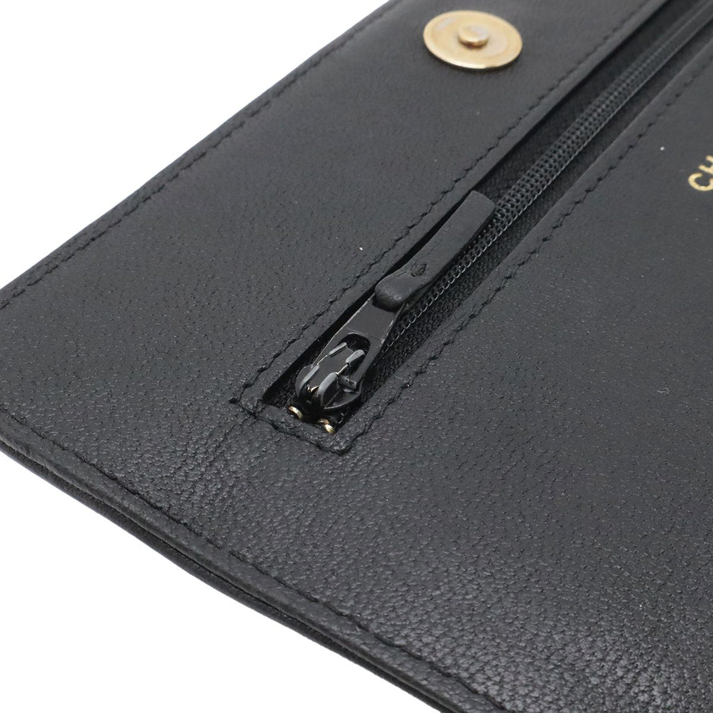 Chanel Mademoiselle Vintage Stitch Chez Blanc Chain Wallet Shoulder Bag Caviar — view 8