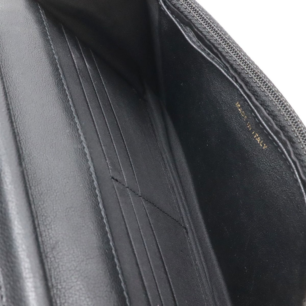 Chanel Mademoiselle Vintage Stitch Chez Blanc Chain Wallet Shoulder Bag Caviar — view 6