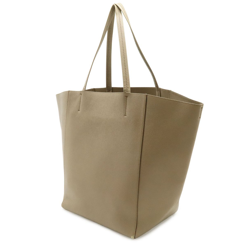Celine Cabas Phantom Belt Tote Large Shoulder Bag Leather Gray — view 2