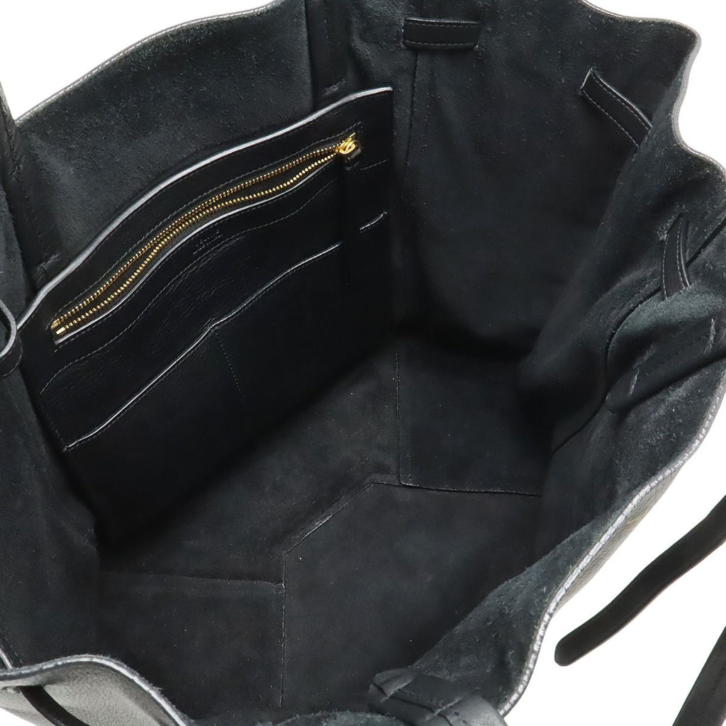 Celine Cabas Phantom Small Tote Shoulder Semi Leather Black — view 6