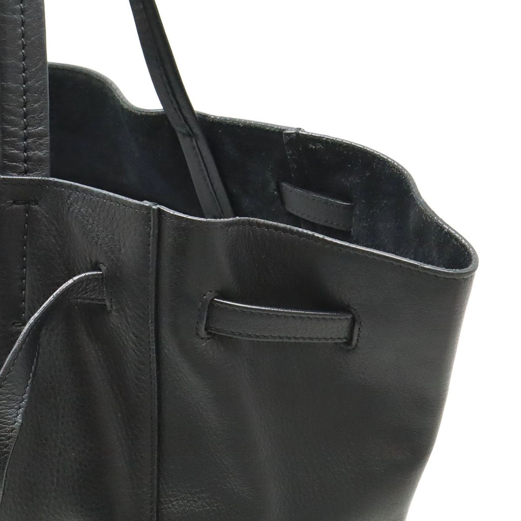 Celine Cabas Phantom Small Tote Shoulder Semi Leather Black — view 4