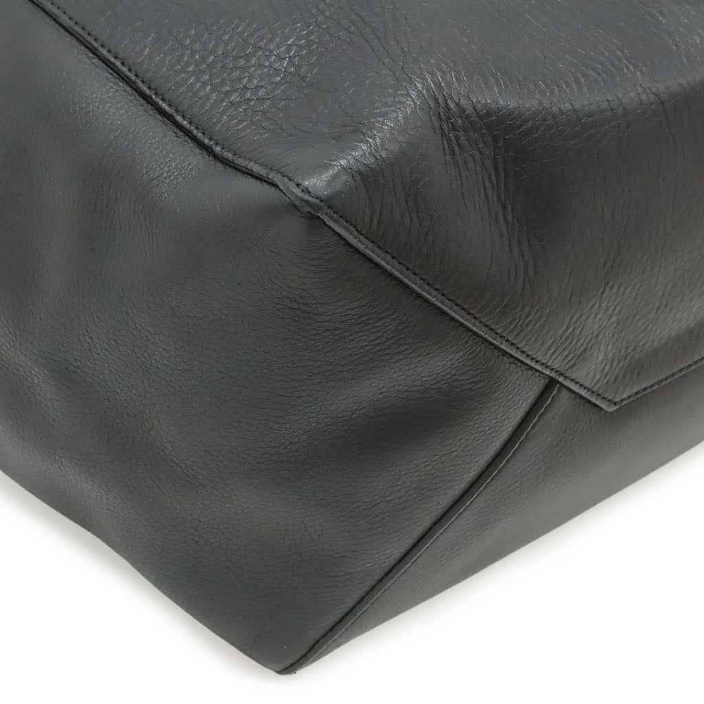 Celine Cabas Phantom Small Tote Shoulder Semi Leather Black — view 3