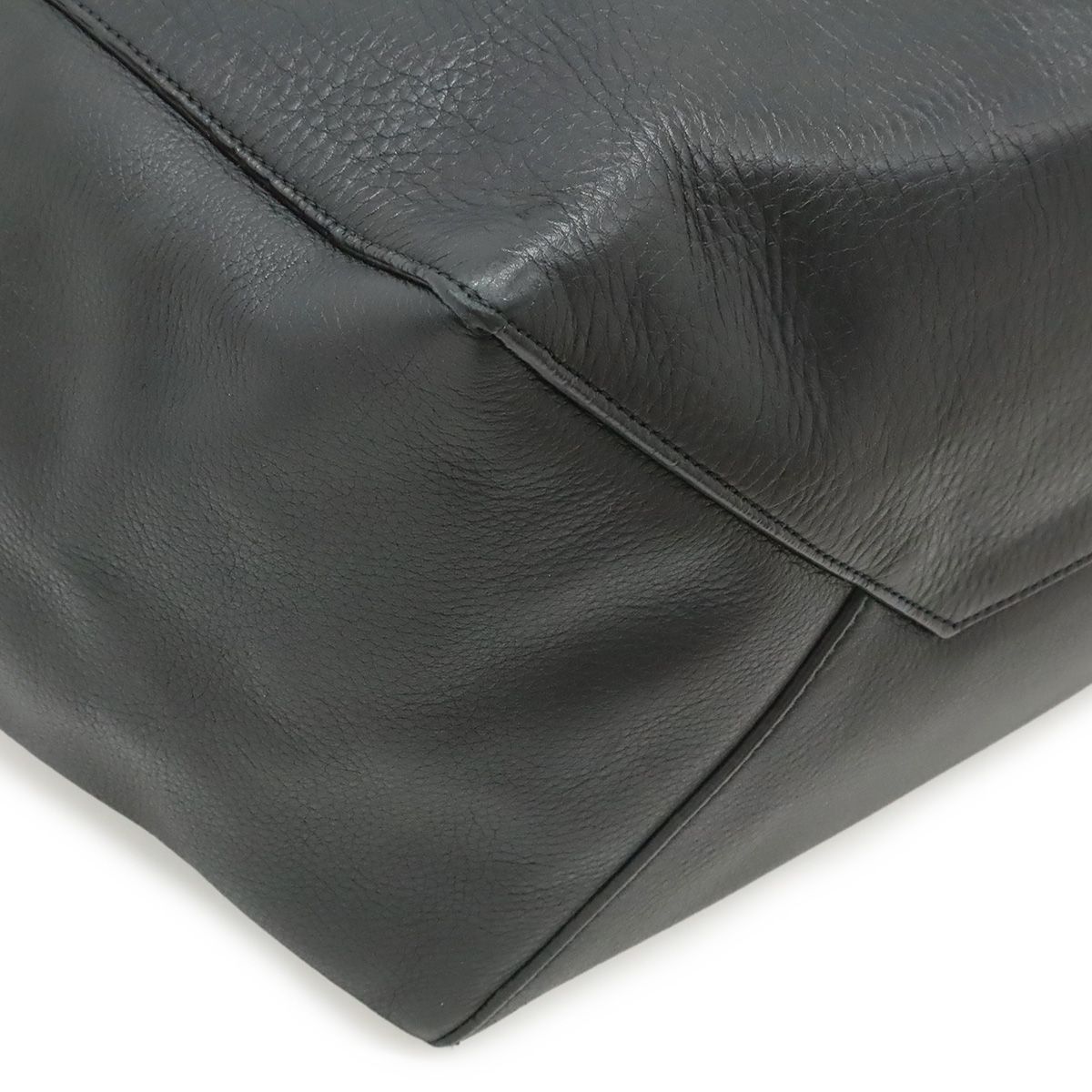 Celine Cabas Phantom Small Tote Shoulder Semi Leather Black — view 3