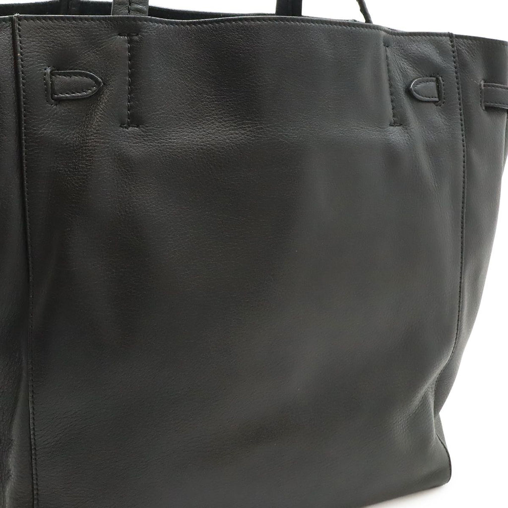 Celine Cabas Phantom Small Tote Shoulder Semi Leather Black — view 8