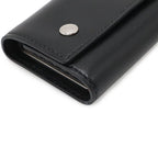 Hermes Series Etui Cles 6 Key Case Box Calf Leather Black Silver Key Holder — view 3