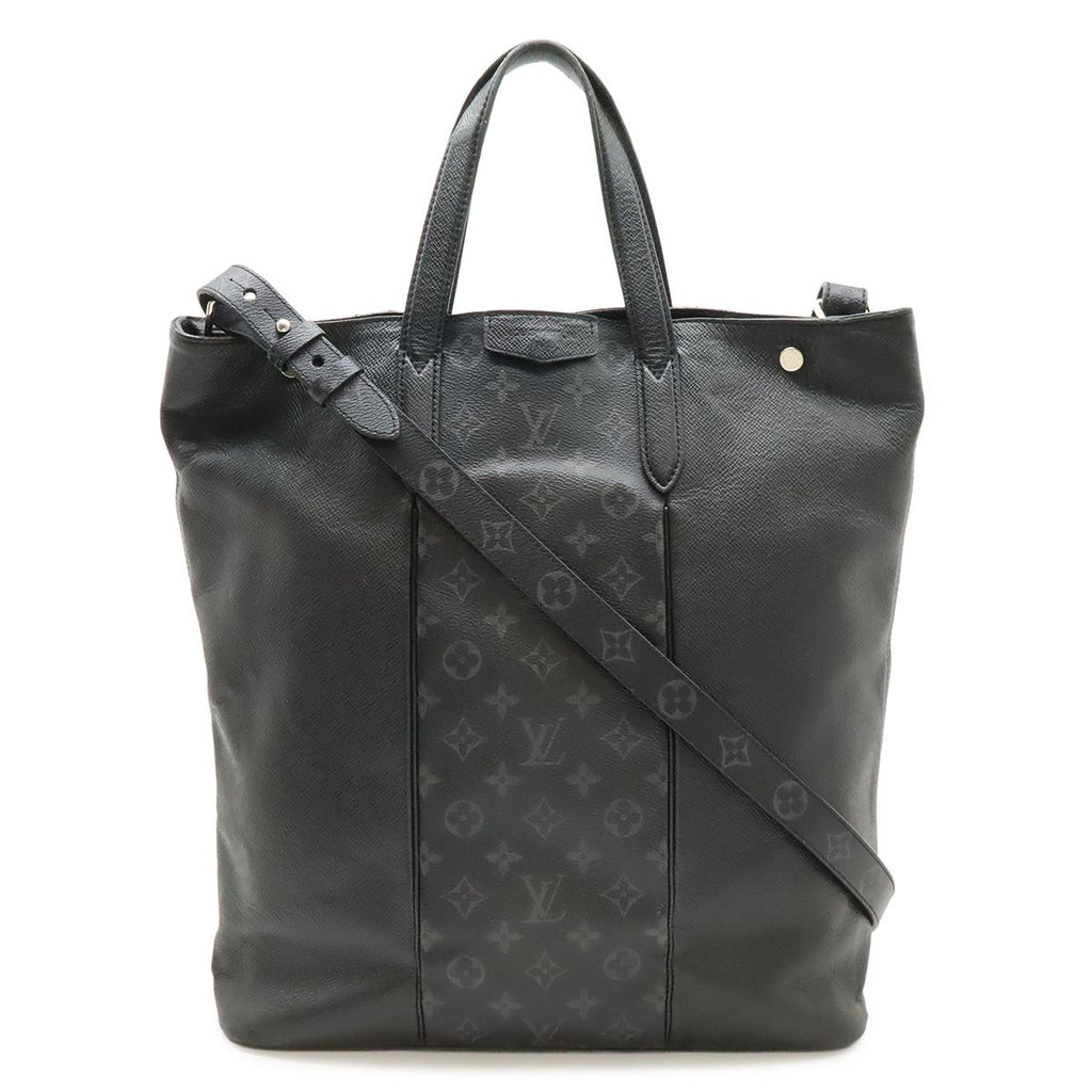 Louis Vuitton Taigarama Monogram Eclipse City Tote Large Long 2-Way Shoulder