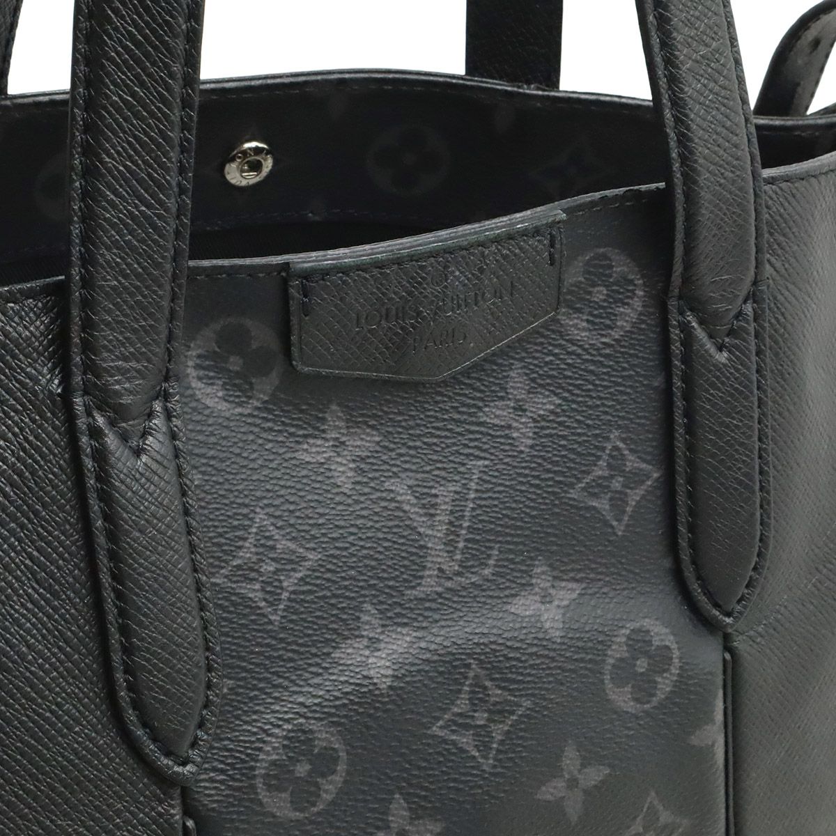 Louis Vuitton Taigarama Monogram Eclipse City Tote Large Long 2-Way Shoulder — view 8