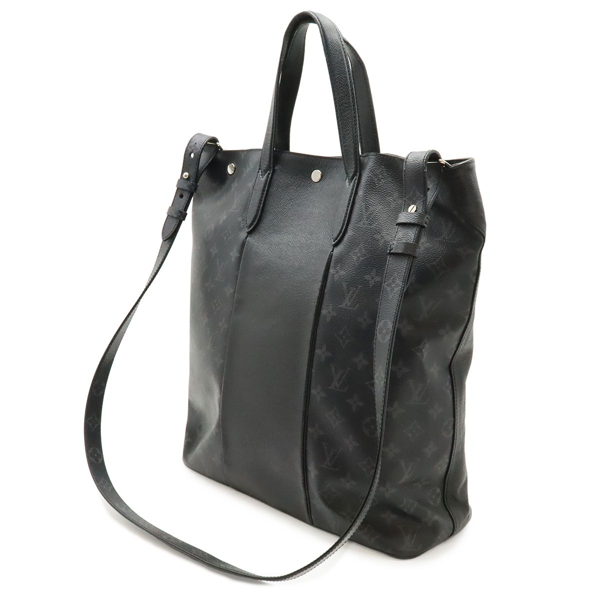 Louis Vuitton Taigarama Monogram Eclipse City Tote Large Long 2-Way Shoulder — view 2