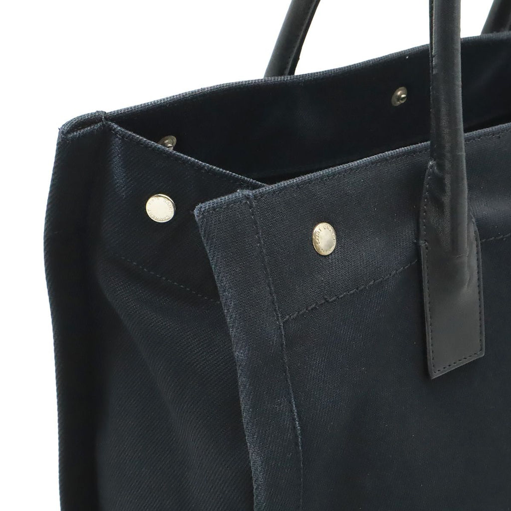 Saint Laurent Paris YSL Yve Gauche Rive Tote Canvas Leather Black — view 7