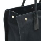 Saint Laurent Paris YSL Yve Gauche Rive Tote Canvas Leather Black — view 7