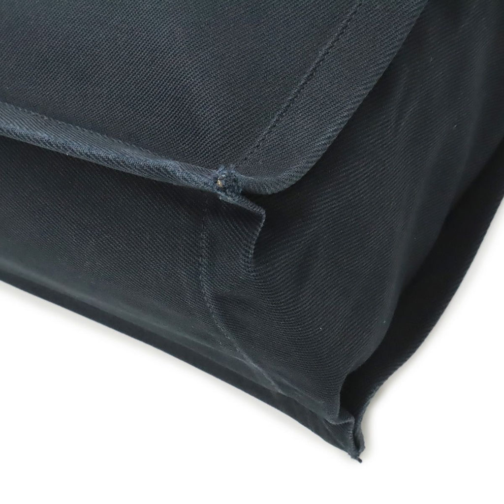 Saint Laurent Paris YSL Yve Gauche Rive Tote Canvas Leather Black — view 3