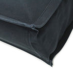 Saint Laurent Paris YSL Yve Gauche Rive Tote Canvas Leather Black — view 3